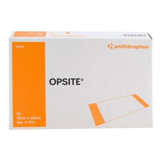 Transparent Film Dressing OpSite 4 X 11 Inch 2 Tab Delivery Rectangle Sterile - 4542