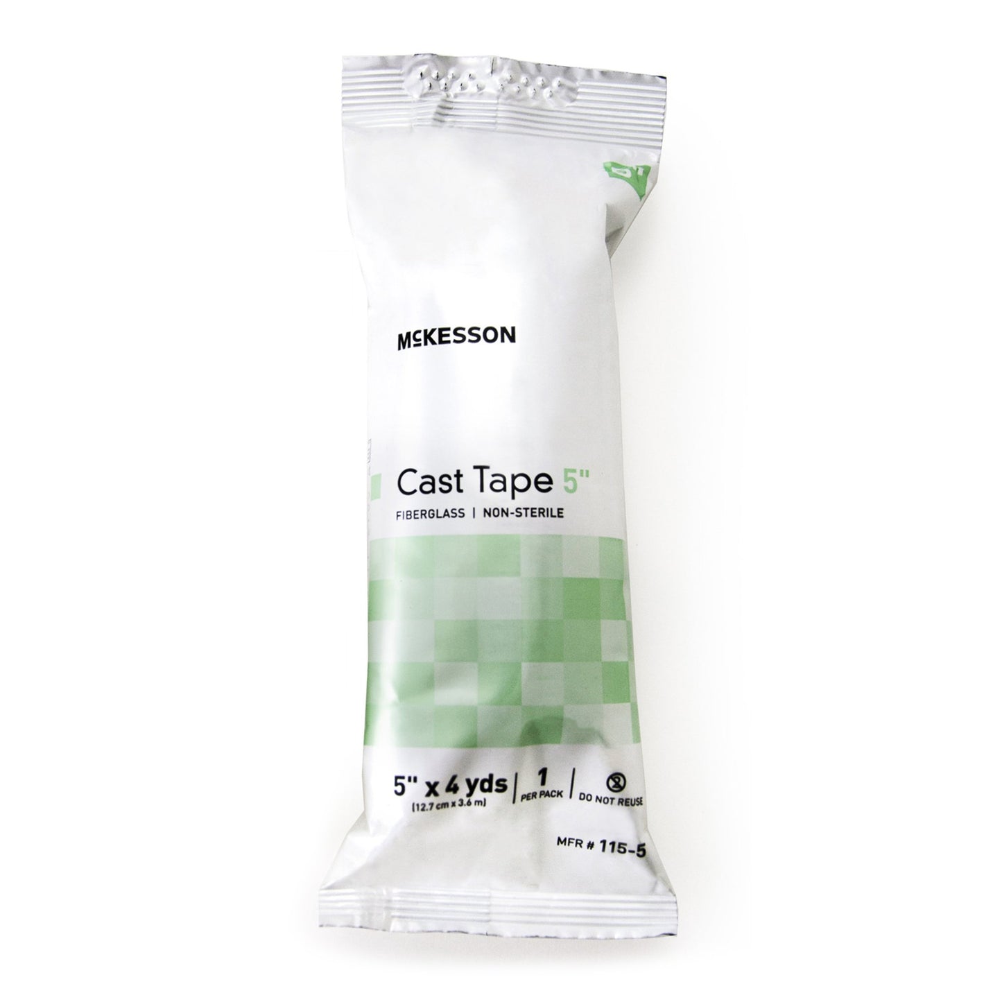 McKesson White Plaster Bandage, 5 Inch x 4 Yard 115-5