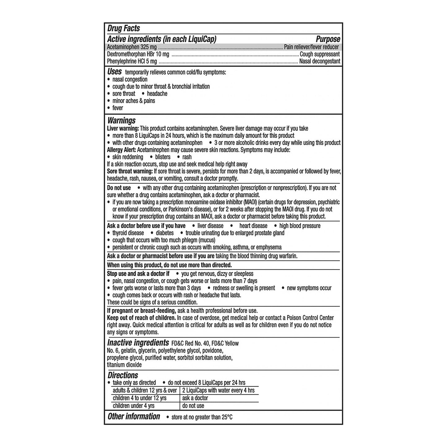 Vicks DayQuil Cold & Flu LiquiCaps™ 37000055824