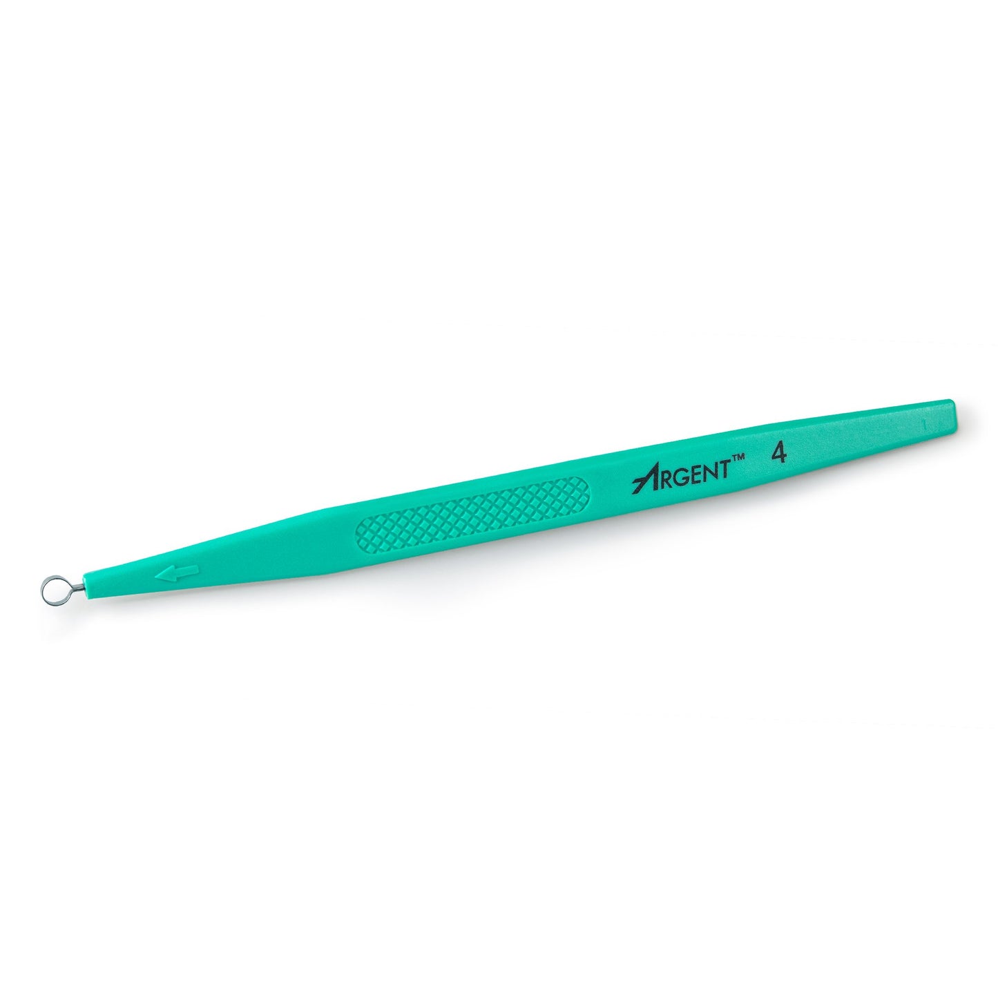 Dermal Curette McKesson 5-1/2 Inch Length Flat Textured Handle 4 mm Tip Semi-Sharp Loop Tip - 16-DC4