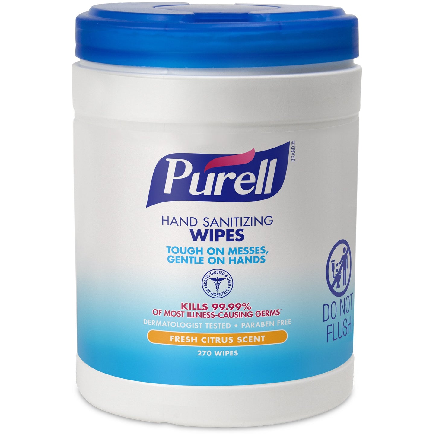 Hand Sanitizing Wipe Purell® 270 Count BZK (Benzalkonium Chloride) Wipe Canister - 9113-06