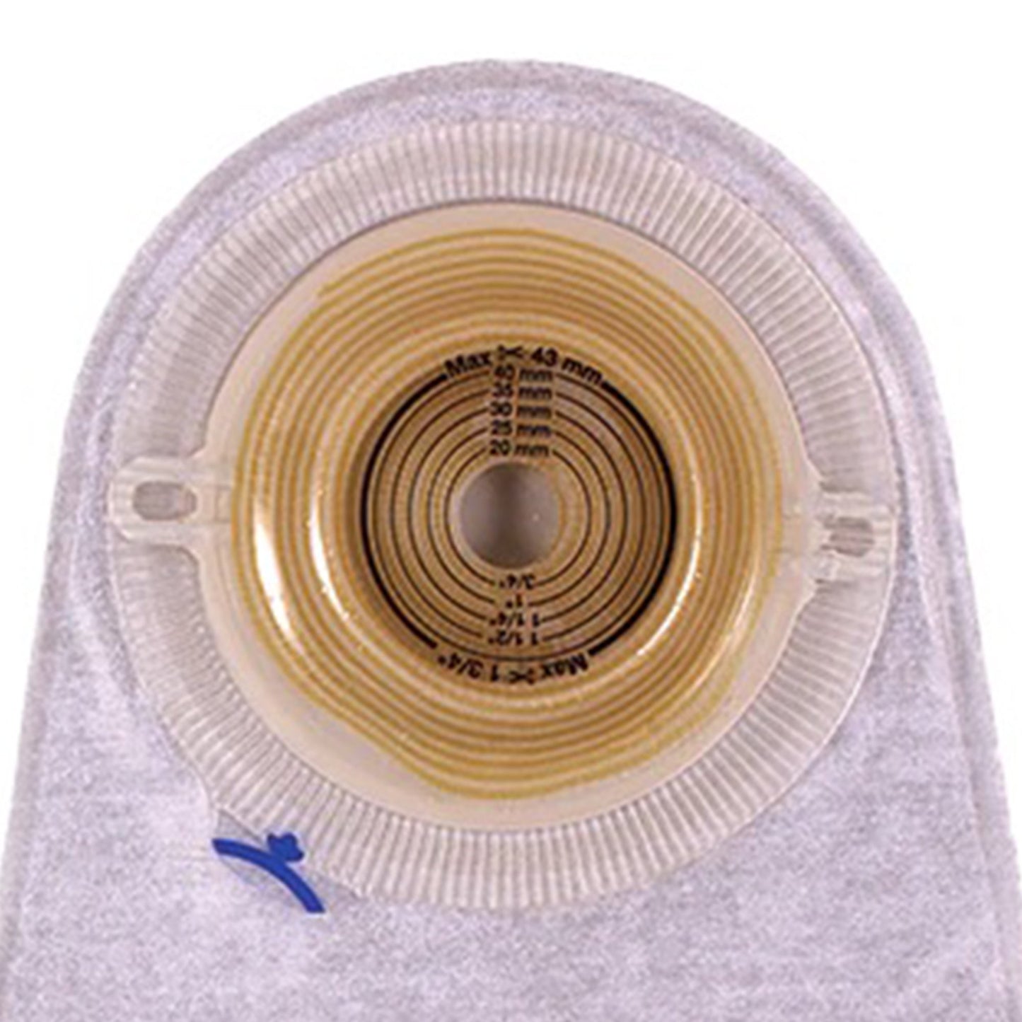 Assura® Deep Convex 1-Piece Transparent Urostomy Pouch, 22mm Stoma 12993