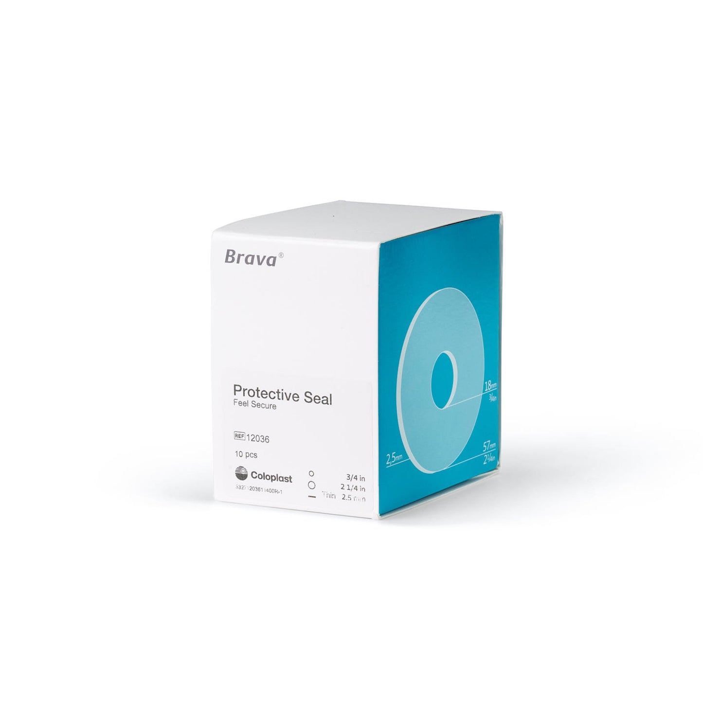 Ostomy Seal Brava® Thin 3/4 Inch (18mm) Stoma 2-1/4 Inch (57 mm) 12036