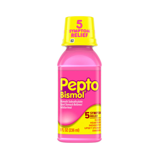 Anti-Diarrheal Pepto Bismol® 262 mg Strength Liquid 8 oz. - 37000003202