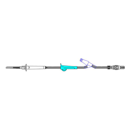 Primary IV Administration Set MedStream Gravity 1 Port 20 Drops / mL Drip Rate Without Filter 81 Inch Tubing Solution Without Flow Regulator - MS920