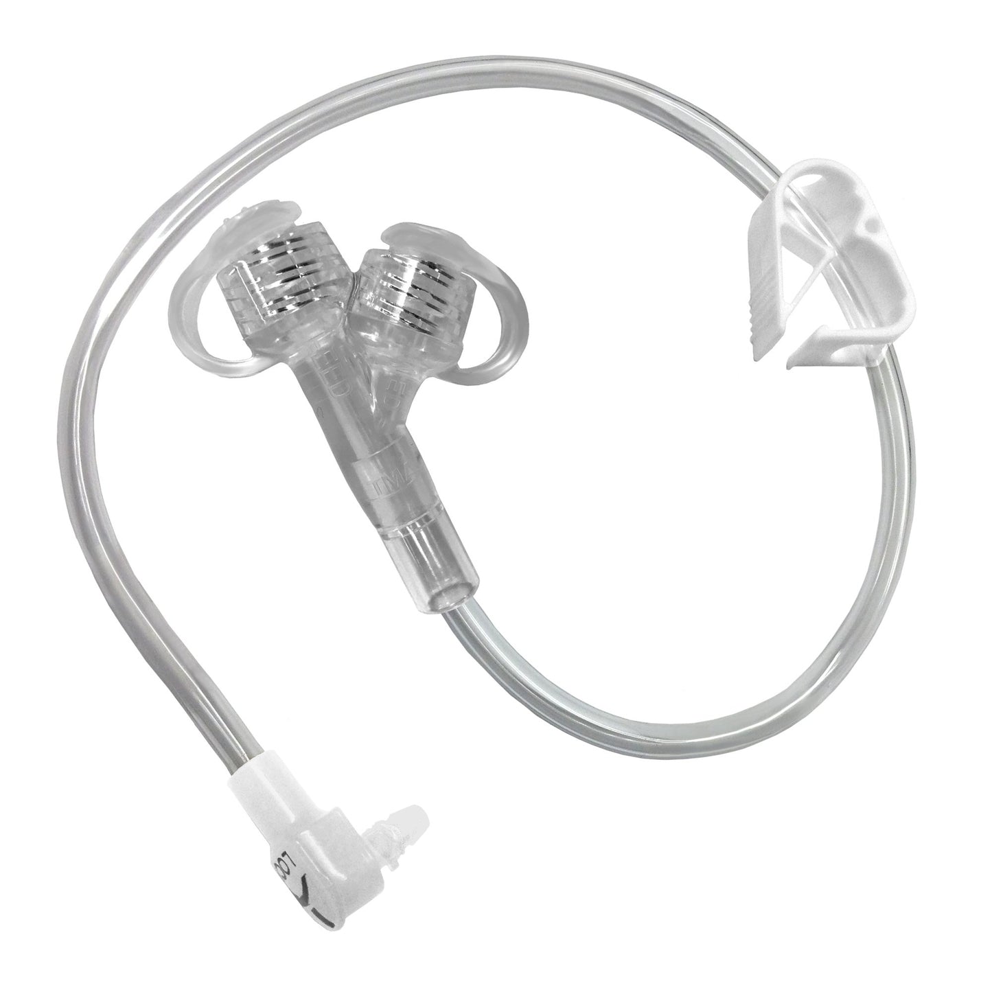 Right Angle Connector with Male ENFit® and TRN203 G-JET® 12 Inch - 6-1222-ISOSAF