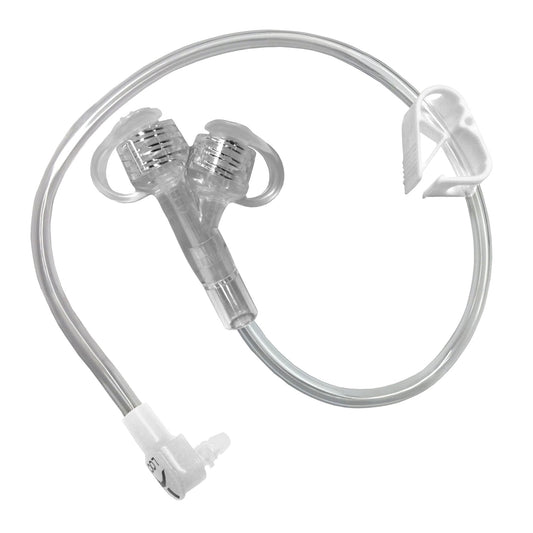 Right Angle Connector with Male ENFit® and TRN203 G-JET® 12 Inch - 6-1222-ISOSAF