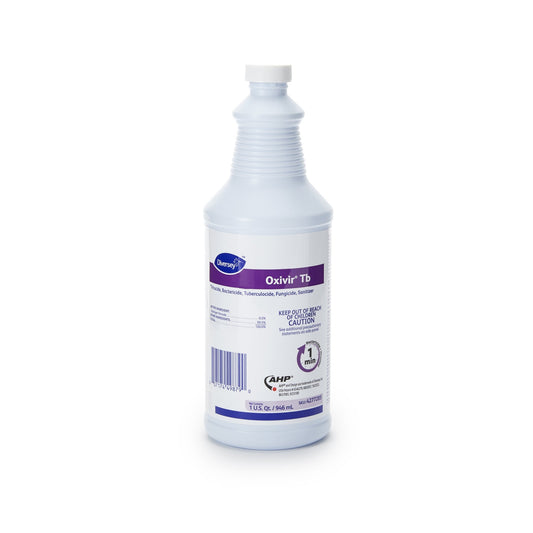 Surface Disinfectant Cleaner Diversey™ Oxivir® Tb Peroxide Based Manual Pour Liquid 32 oz. Bottle Cherry Almond Scent NonSterile - DVO4277285