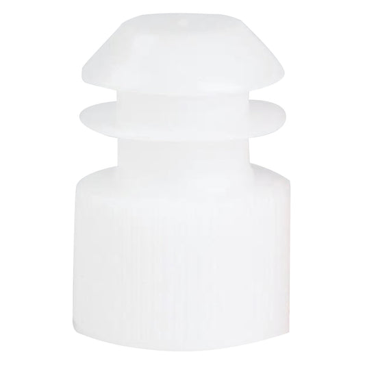 McKesson Tube Closure Polyethylene Flanged Plug Cap White 16 mm For Use with 16 mm Blood Drawing Tubes, Glass Test Tubes, Plastic Culture Tubes NonSte