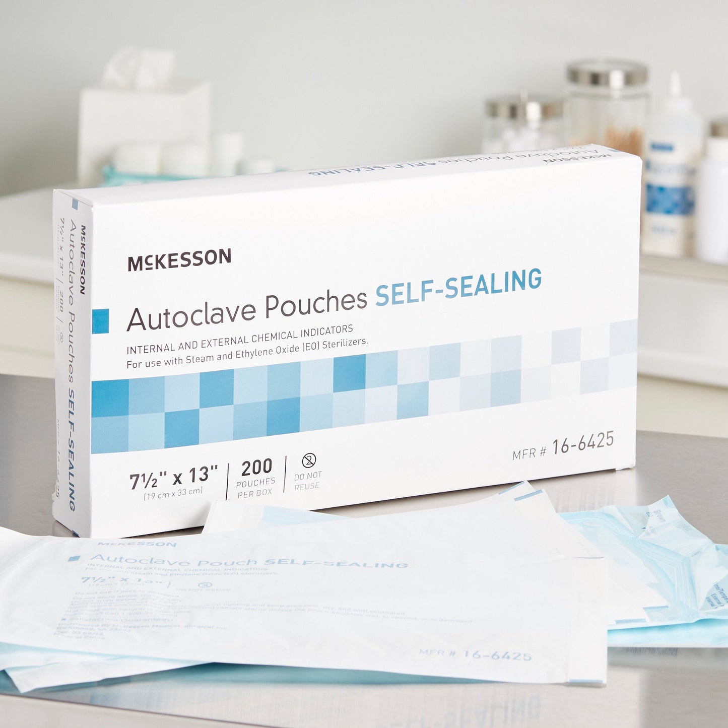 McKesson Sterilization Pouch, 7½ x 13 Inch 16-6425