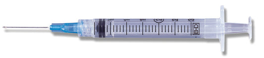 Standard Hypodermic Syringe with Needle PrecisionGlide™ 3 mL 1-1/2 Inch 21 Gauge NonSafety Thin Wall - 309577