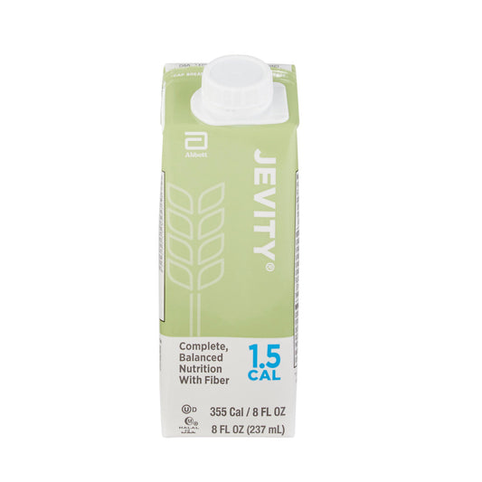 Tube Feeding Formula Jevity® 1.5 Cal with Fiber Unflavored Liquid 8 oz. Reclosable Carton - 64628