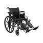 McKesson Lightweight Wheelchair, 18 Inch Seat Width 146-K318DDA-ELR