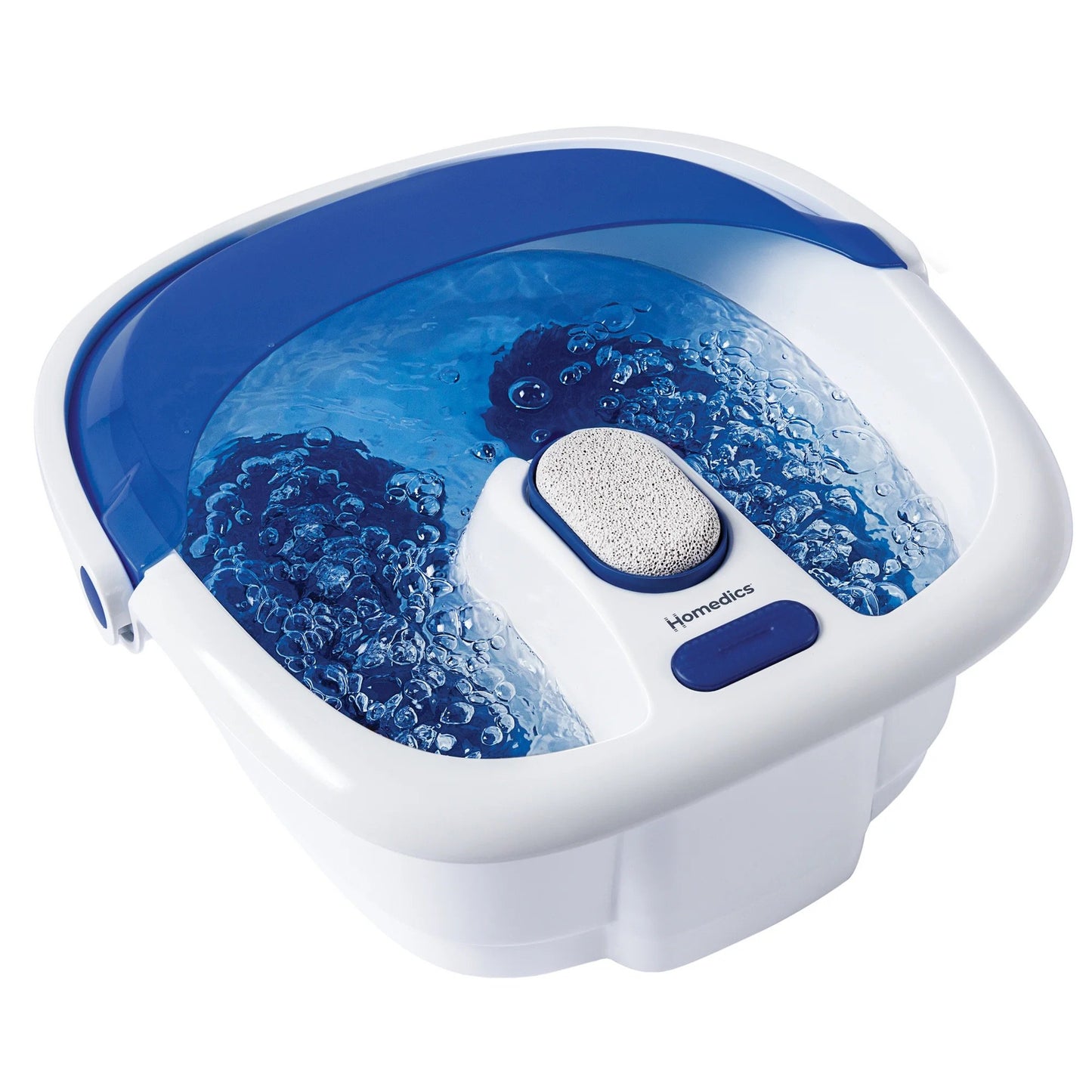 Foot Bath with Heat Boost HoMedics® Bubble Bliss Elite Blue / White Plastic FB-380HJ-1PK