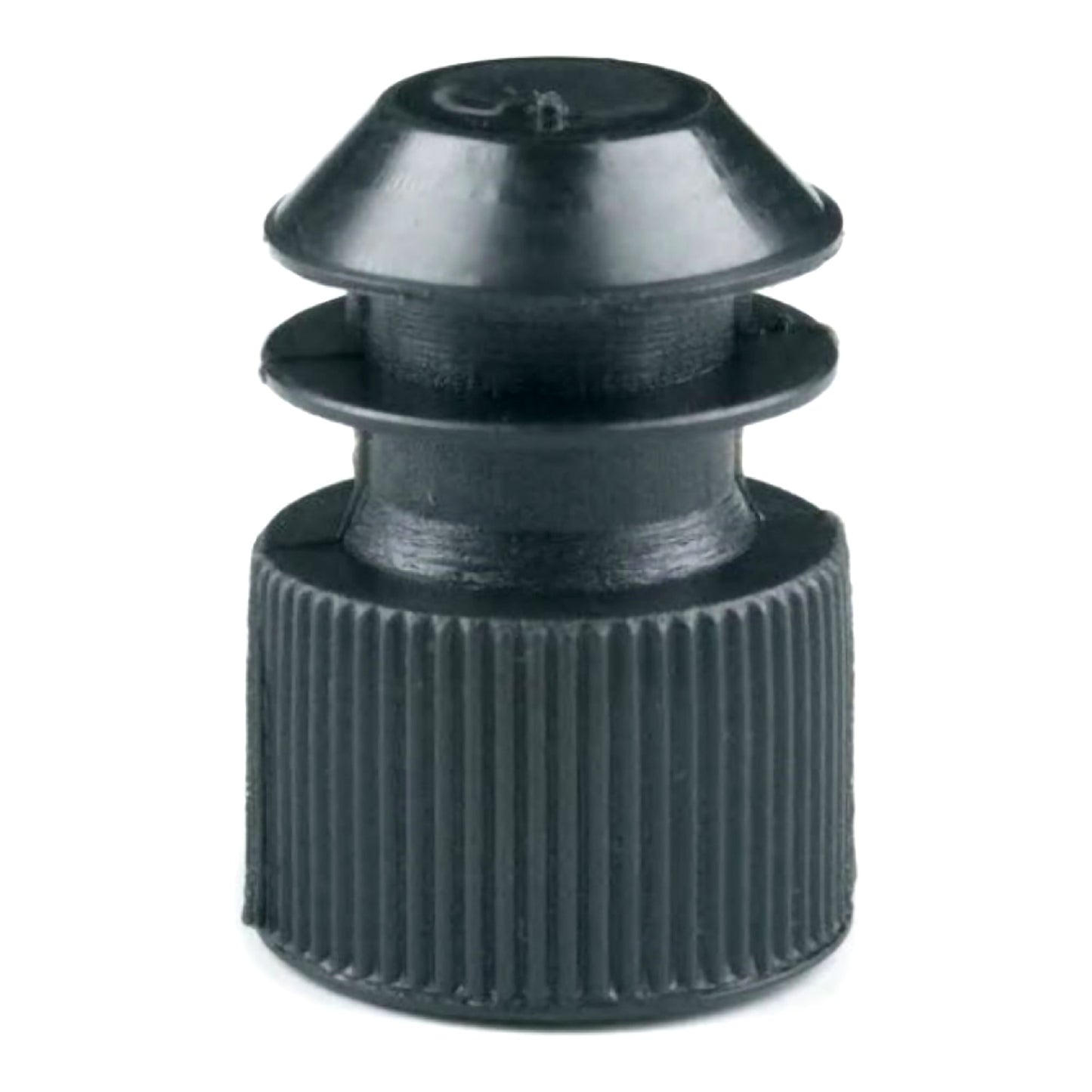 McKesson Tube Closure Polyethylene Flanged Plug Cap Black 13 mm For Use with 13 mm Blood Drawing Tubes, Glass Test Tubes, Plastic Culture Tubes NonSterile 177-118240K