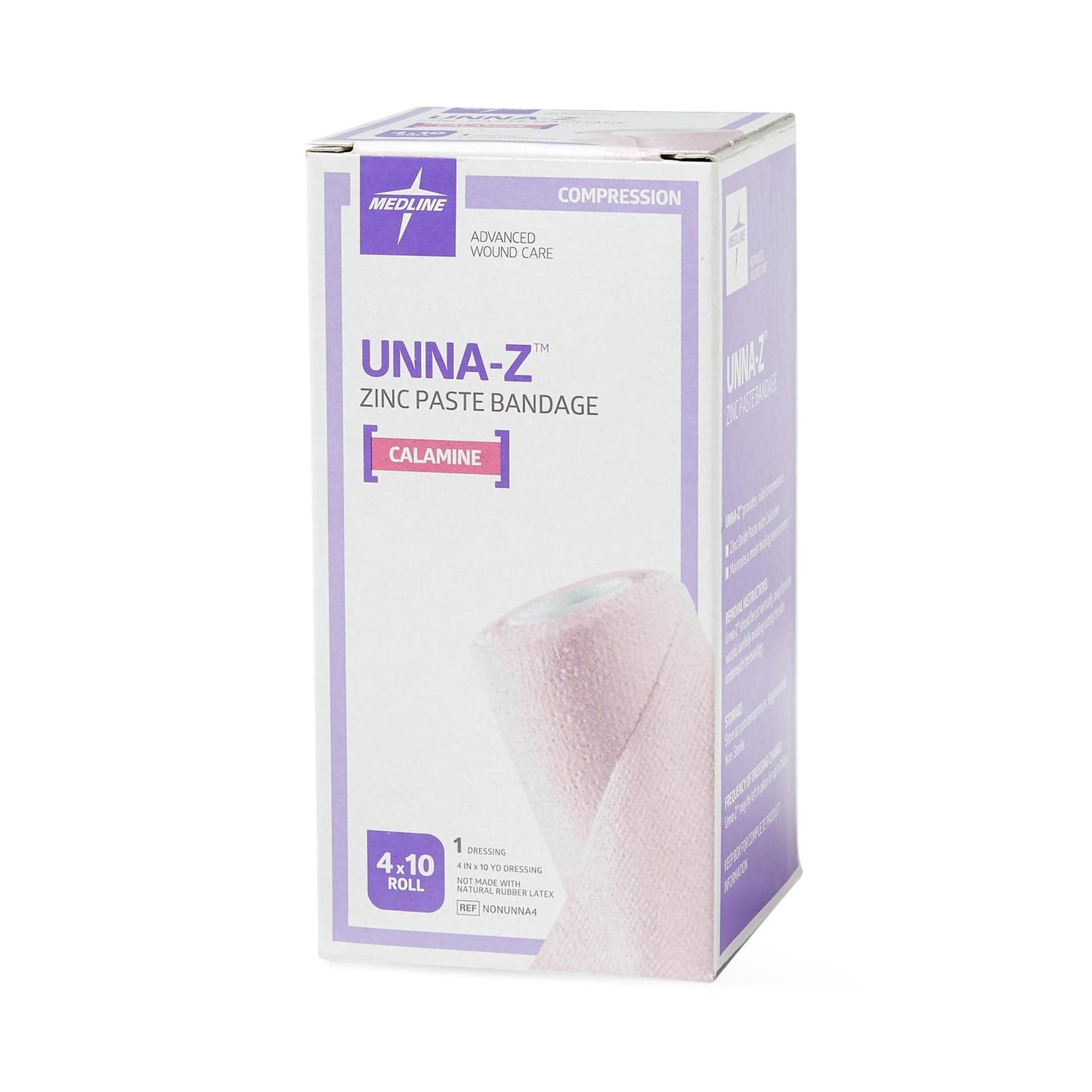 Unna-Z Unna Boot with Zinc Oxide and Calamine, 4 Inch x 10 Yard NONUNNA4