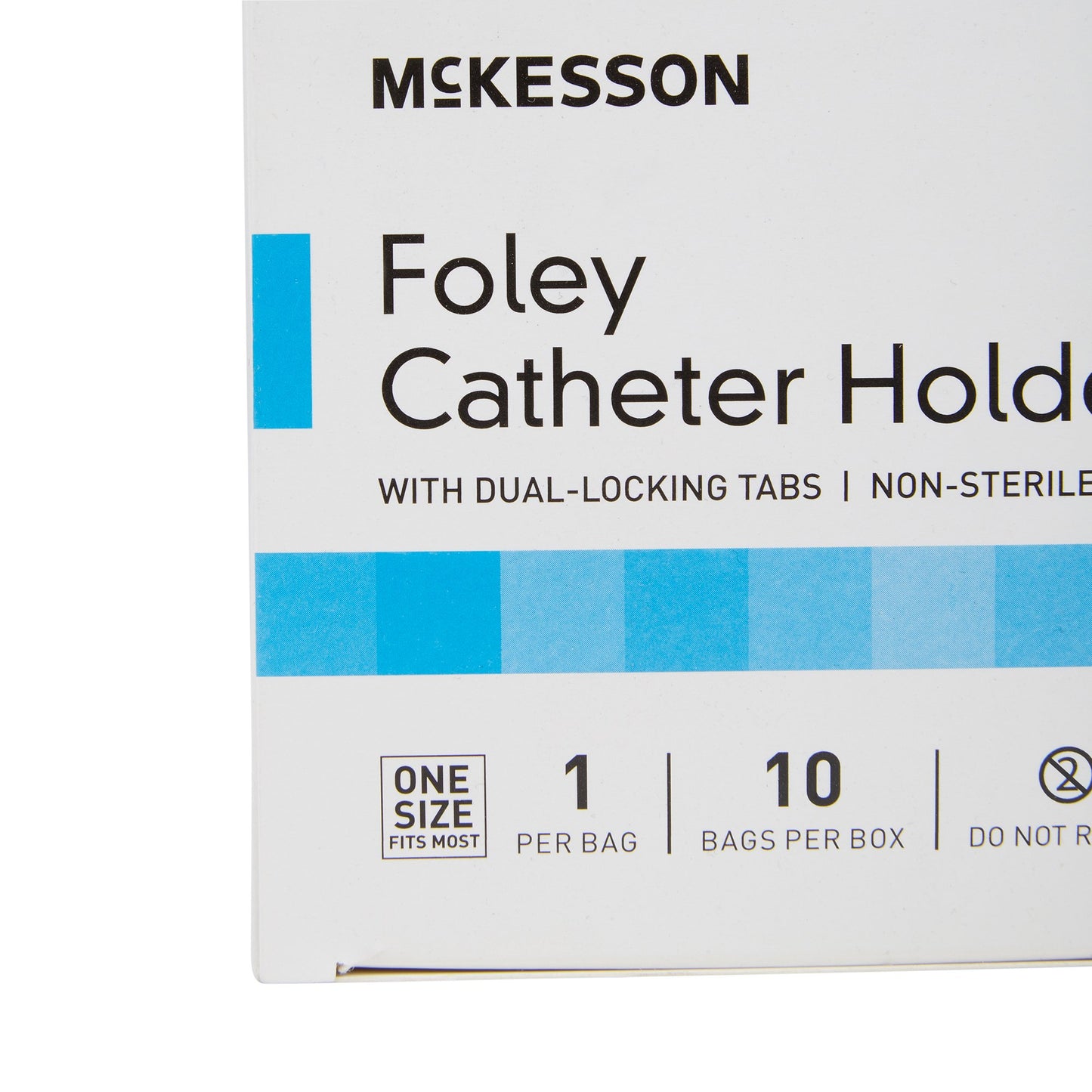 McKesson Foley Catheter Holder Leg Strap With Dual-Locking Tabs, 2 x 24 Inch MCKFOL