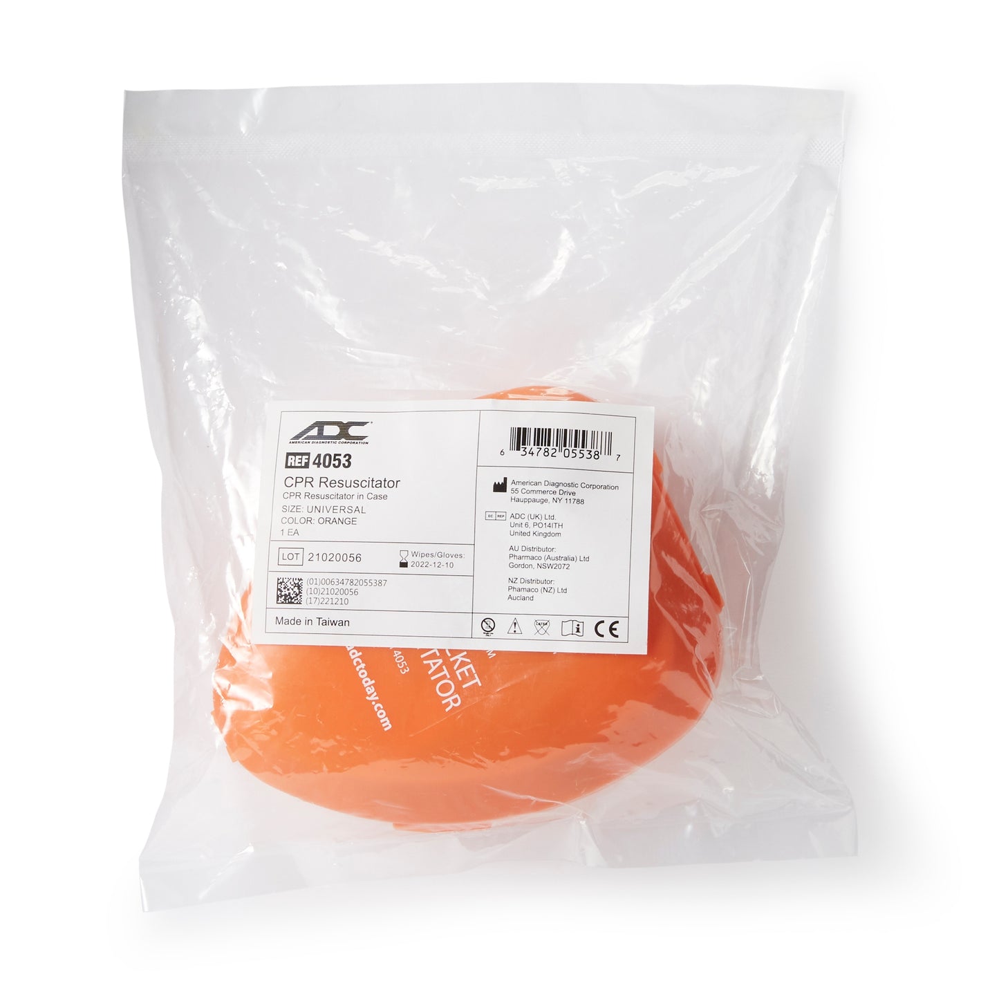 Adsafe™ CPR Pocket Resuscitation Mask 4053