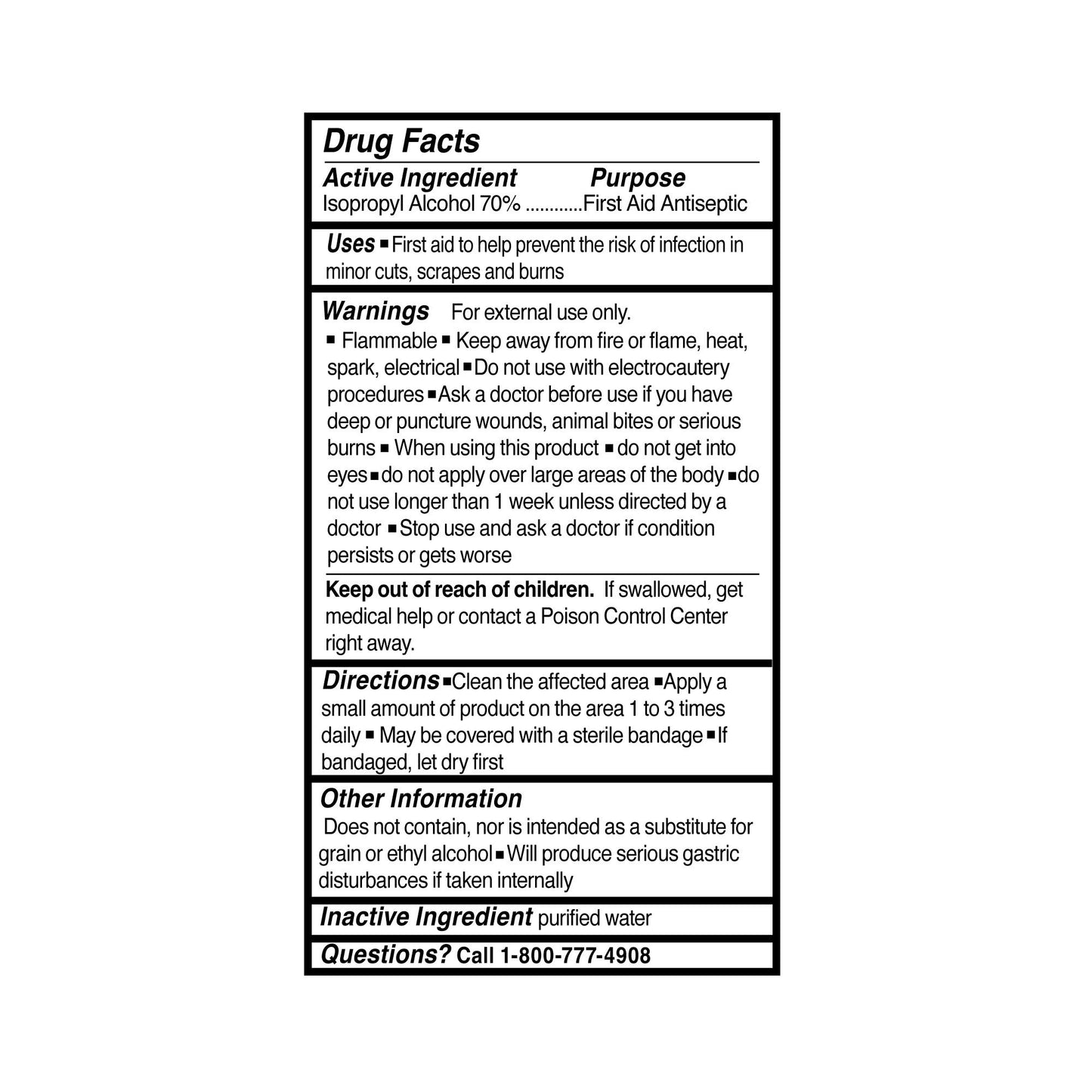 McKesson Isopropyl Alcohol Antiseptic, 32-ounce bottle 23-D0024