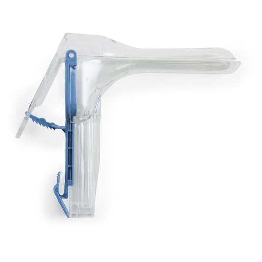 Vaginal Speculum McKesson Graves NonSterile Office Grade Acrylic Small Double Blade Duckbill Disposable Corded Light Source Compatible - 16-8312