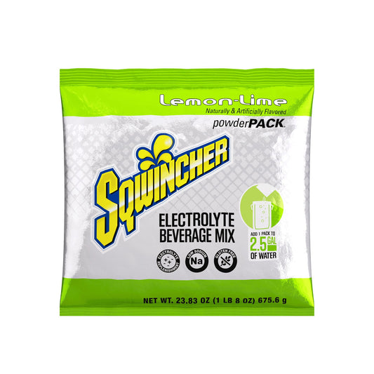 Oral Electrolyte Solution Sqwincher® Powder Pack® Lemon-Lime Flavor 23.83 oz. Electrolyte - 159016043
