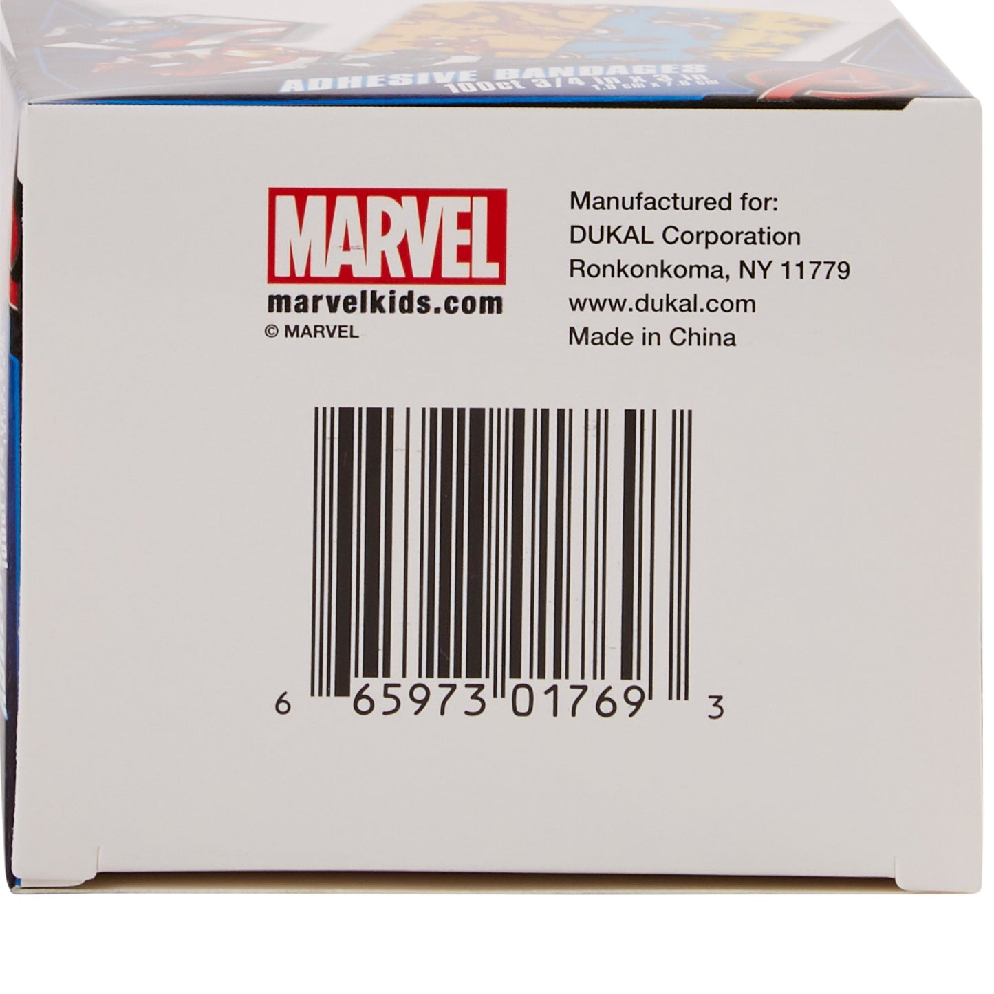 American® White Cross Stat Strip® Kid Design (Avengers) Adhesive Strips 1087837