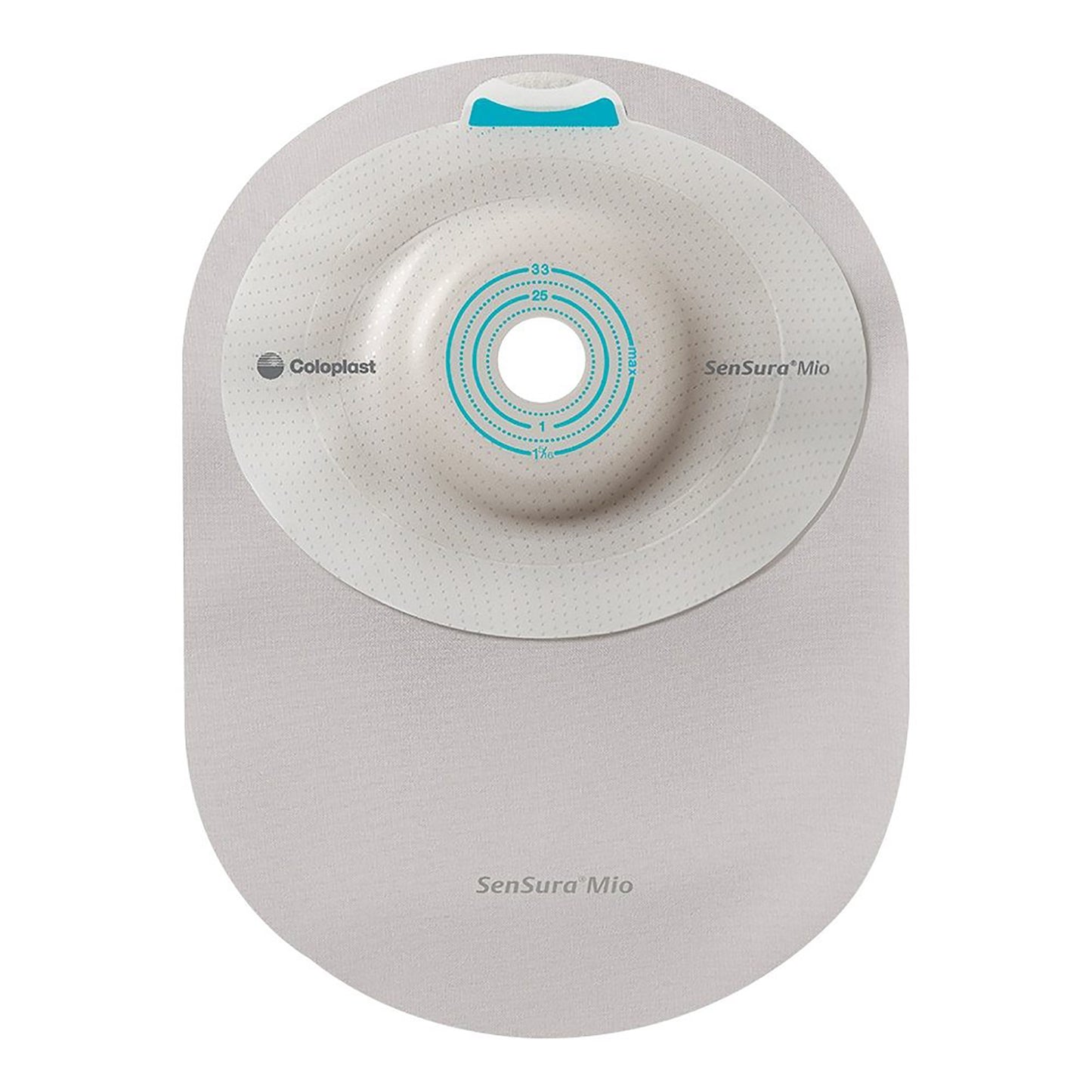 Ostomy Pouch SenSura® Mio Convex One-Piece System 8-1/4 Inch Length, Maxi Deep Convex, Trim to Fit 3/8 to 1-11/16 Inch Stoma Closed End - 16355