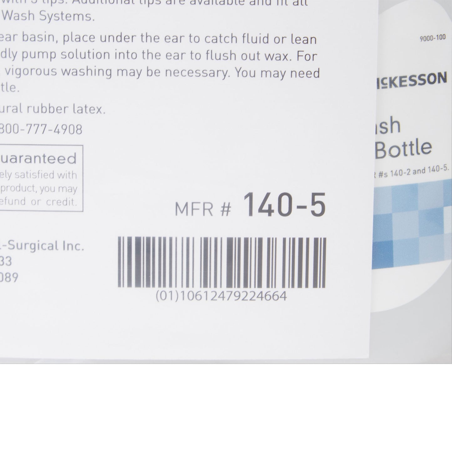 McKesson Ear Wash System with Rigid Tube and Three Eartips 140-5