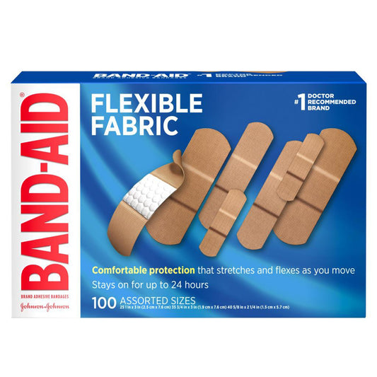 Adhesive Strip Band-Aid® Flexible Fabric Fabric Tan 1 X 3 Inch / 3/4 X 3 Inch / 5/8 X 2-1/4 Inch Sterile 38137115078
