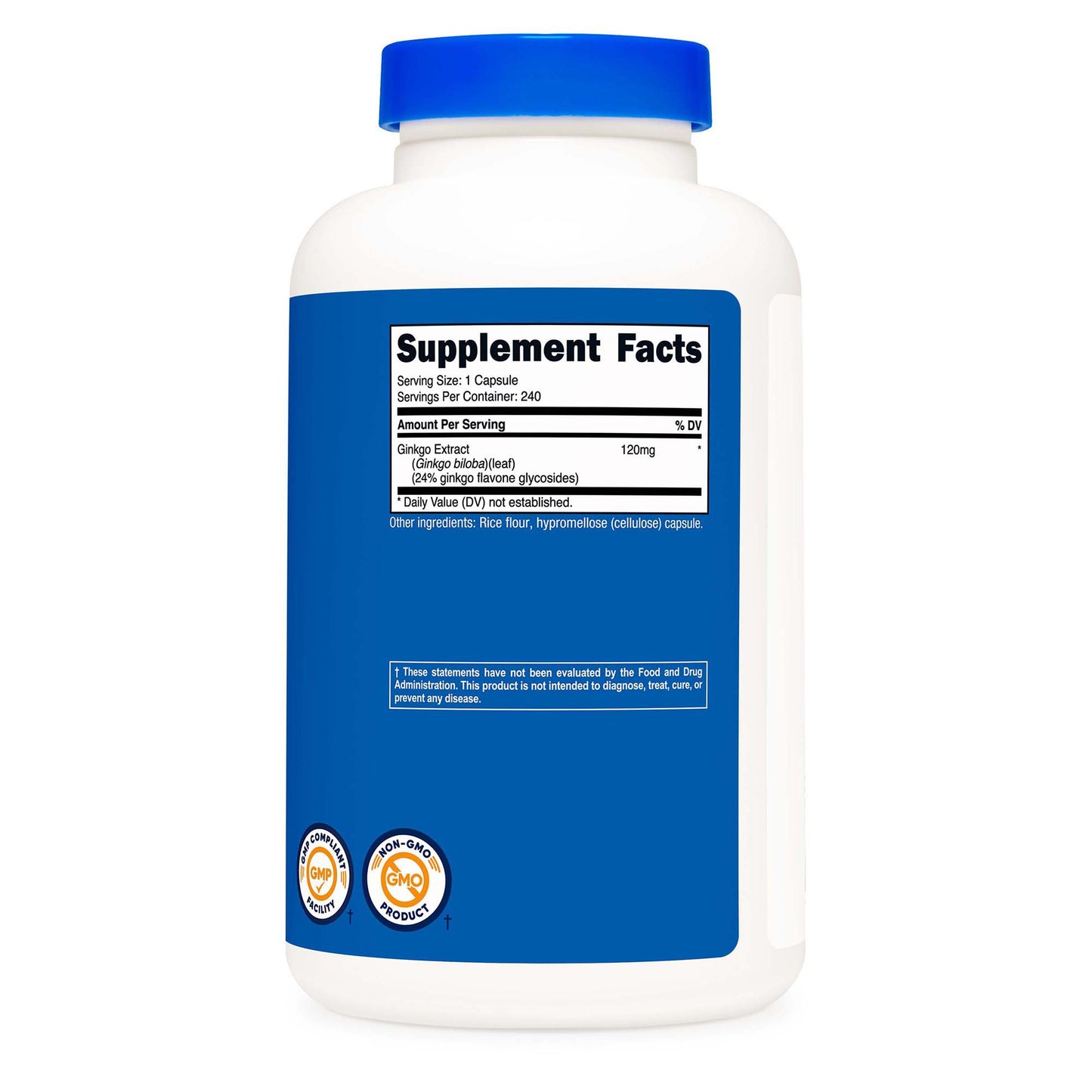 nutricost® 120 mg Ginkgo Biloba Capsules NTC016101