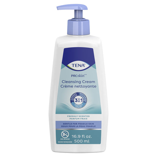 Rinse-Free Body Wash TENA® ProSkin™ Cleansing Cream Cream 16.9 oz. Tube Mild Scent - 64430