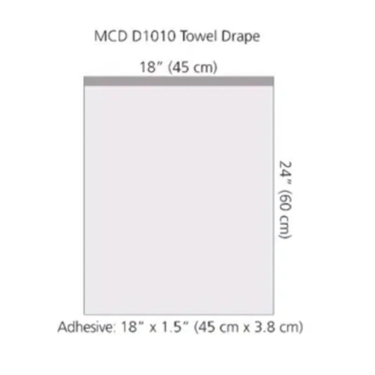 Cardinal Cardinal General Purpose Drape, 18 x 24 Inch D1010, Case of 1