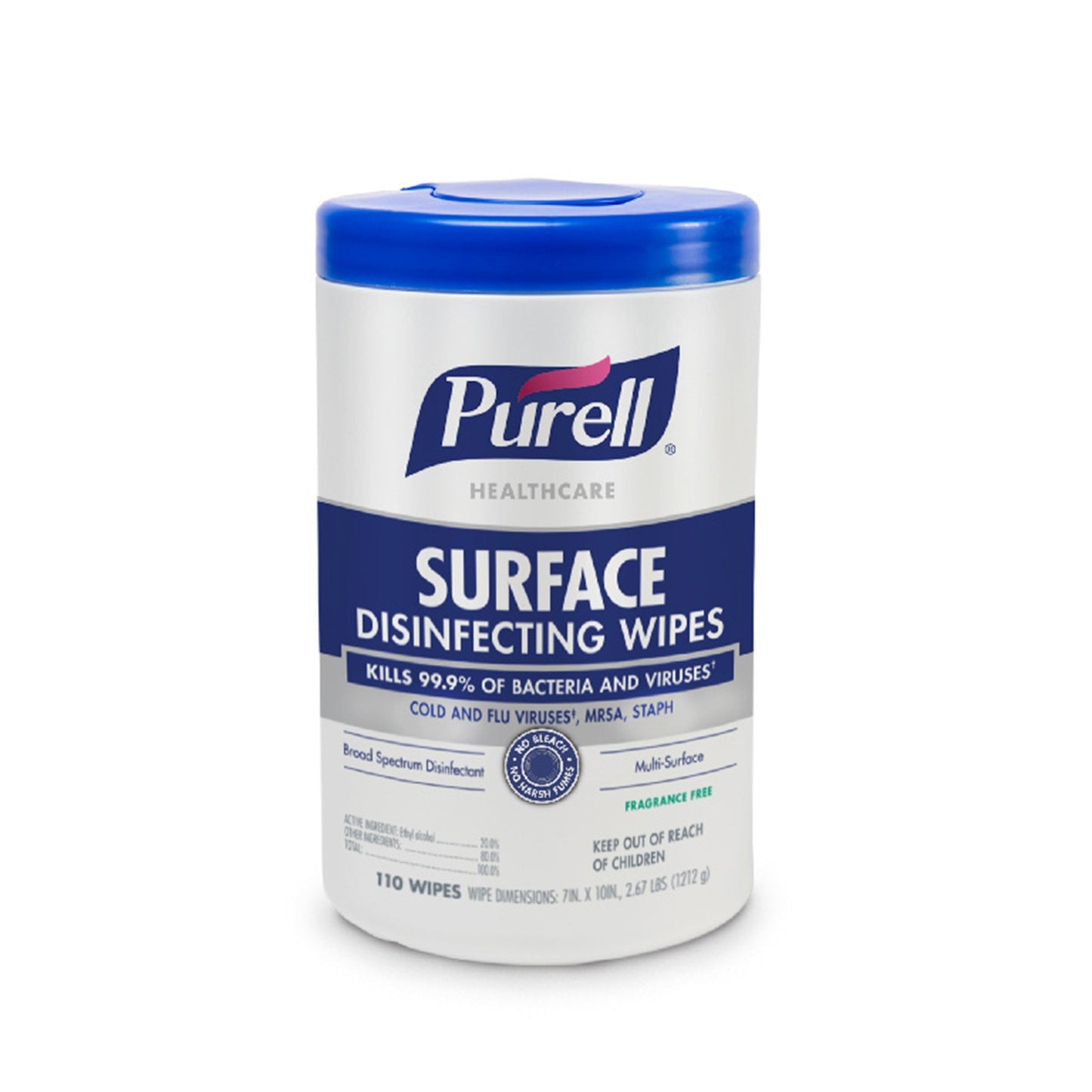 Purell® Healthcare Surface Disinfecting Wipes 9340-06