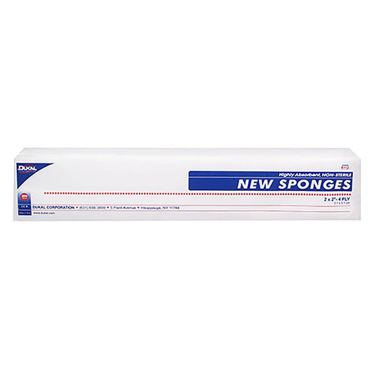 Dukal™ Nonwoven Sponge, 2 x 2 Inch, 4-Ply 6112