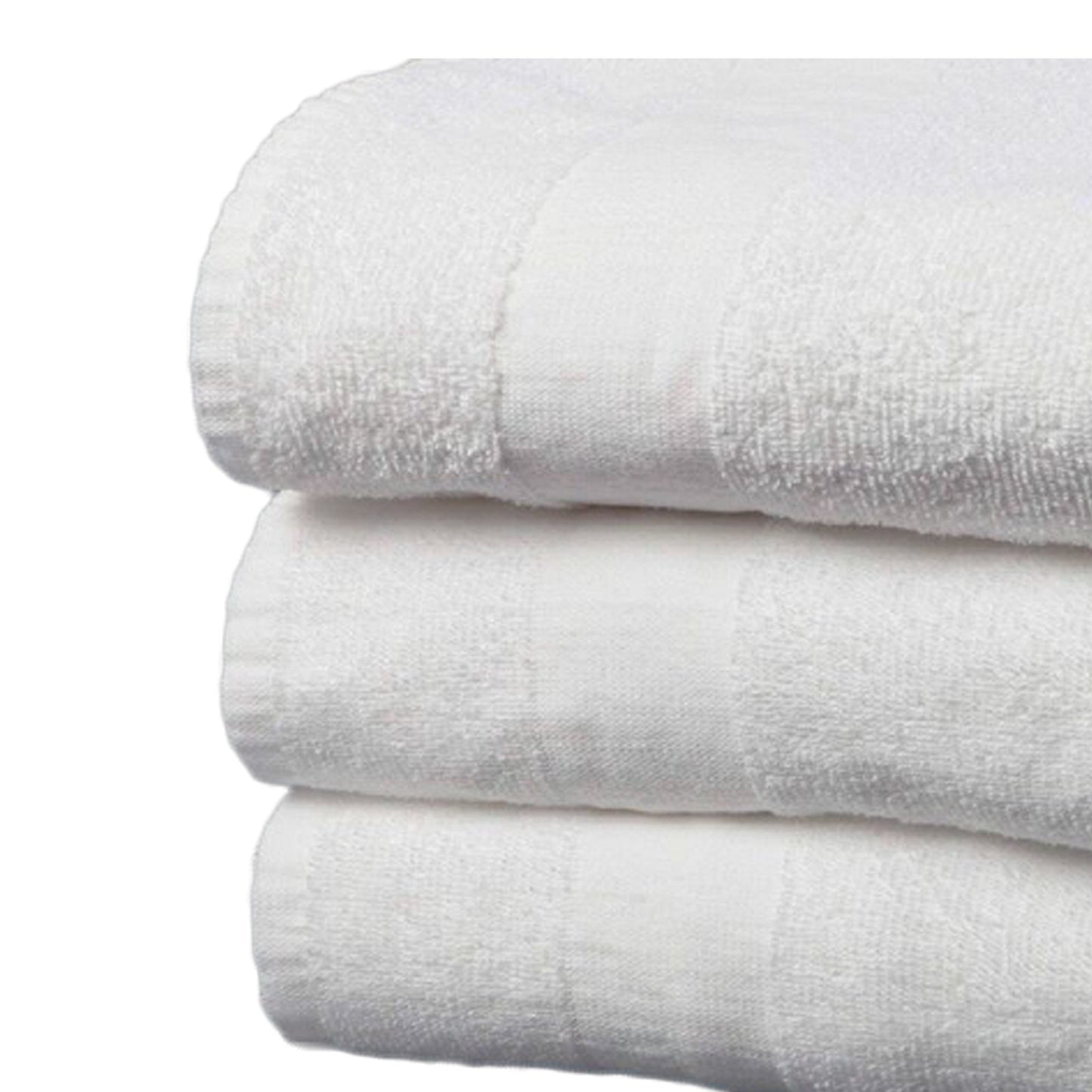 Bath Towel 22 X 44 Inch Cotton White Reusable - V11-224460