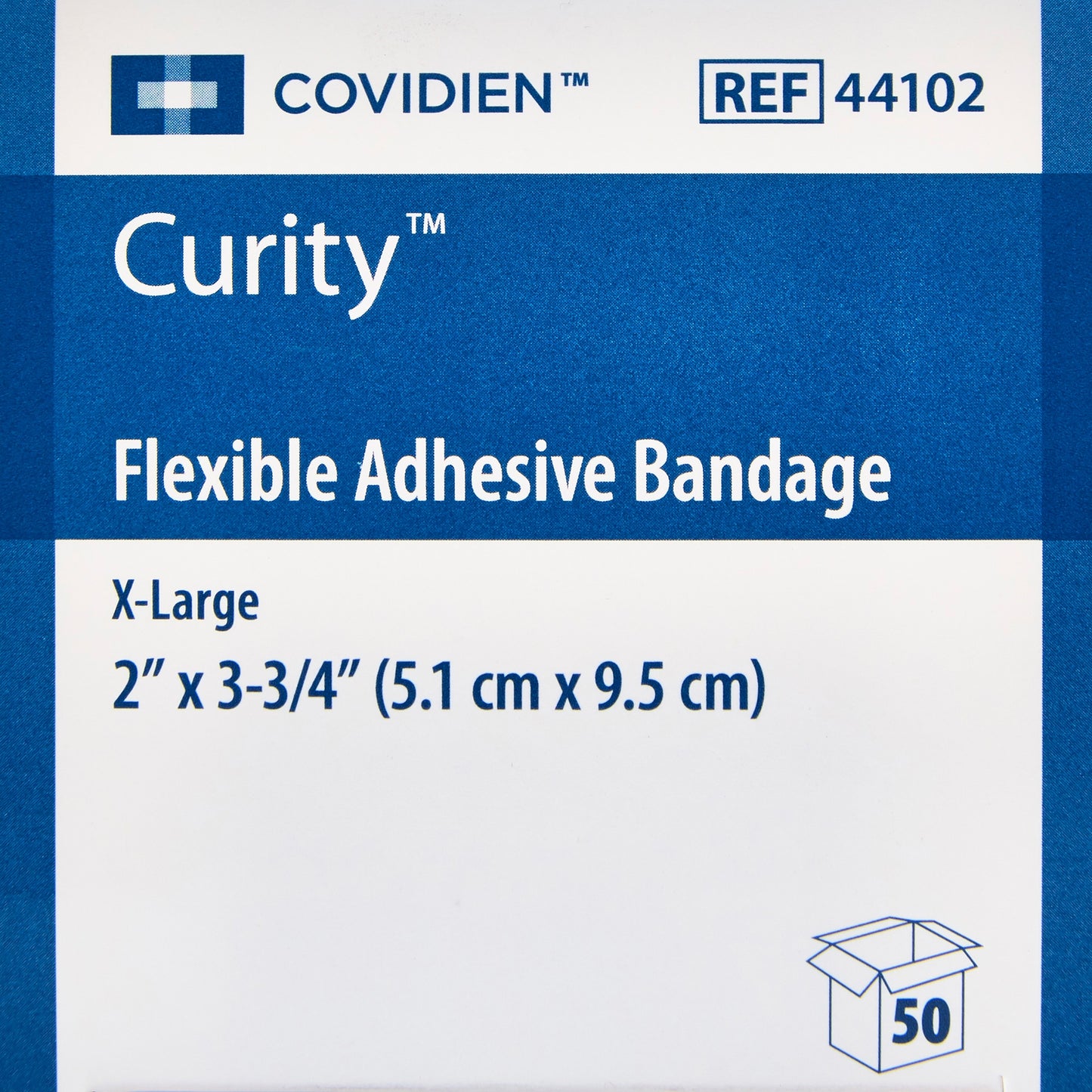 Curity™ Tan Adhesive Strip, 2 x 3-1/4 Inch 44102-