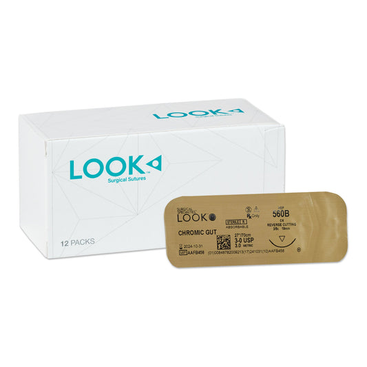 Surgical Specialties LOOK Suture with C6 Needle 560B, DZ