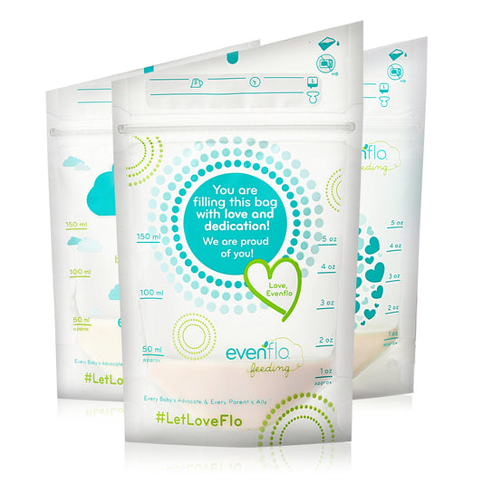 Breast Milk Storage Bag Evenflo Advanced 5 oz. Food Grade Material - 5242511