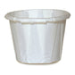 0.75 oz. Paper Souffle Cup White Disposable 16-075-2050