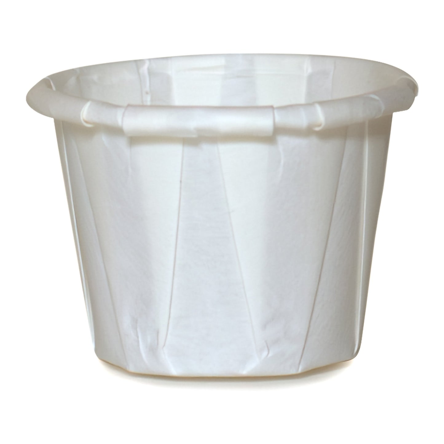 0.75 oz. Paper Souffle Cup White Disposable 16-075-2050