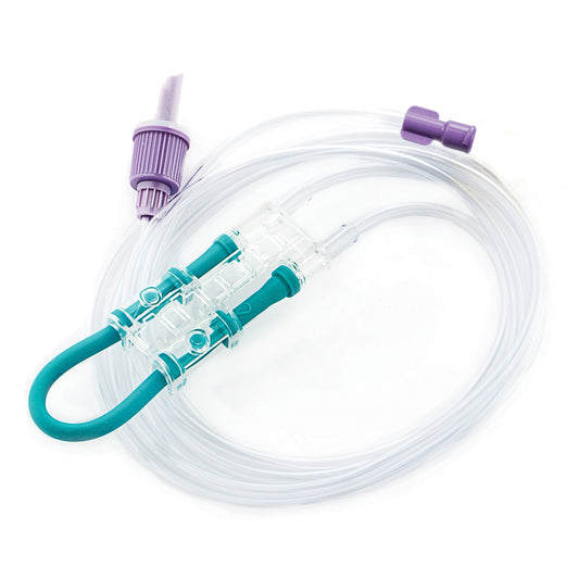 Enteral Feeding Pump Safety Screw Set with ENFit™ Connector Infinity® Silicone NonSterile ENFit® Connector - INF0020-E