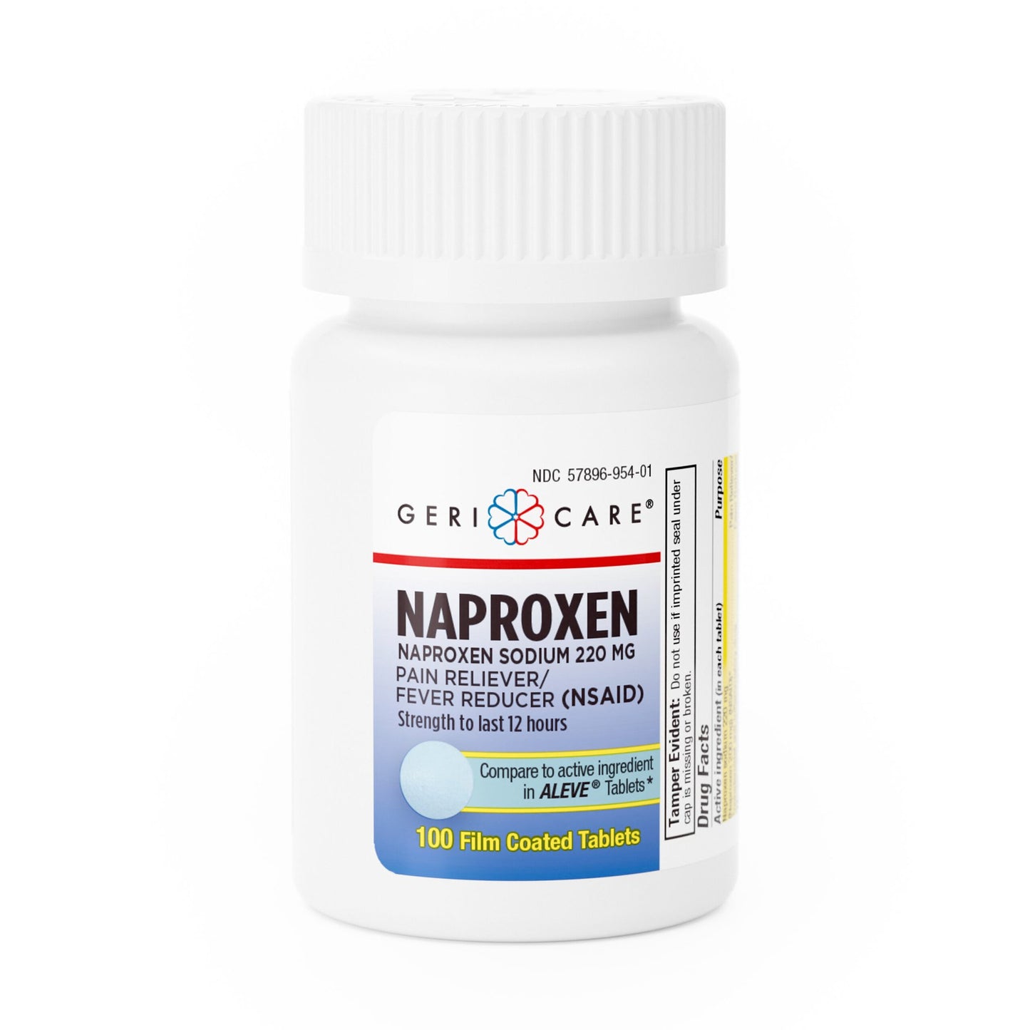 Pain Relief McKesson Brand 220 mg Strength Naproxen Sodium Tablet 100 per Bottle - 951-01-GCP