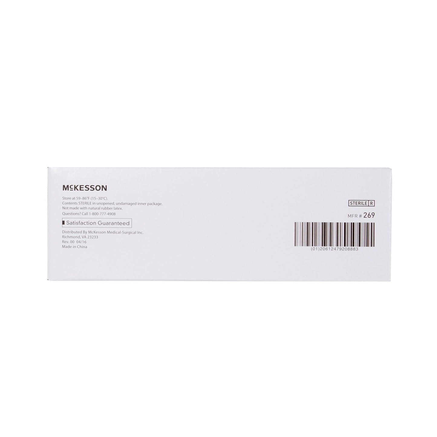 McKesson Benzalkonium Chloride Antiseptic Skin Wipes 269