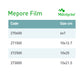 Mepore® Film Transparent Film Dressing, 4 x 5 Inch 271500
