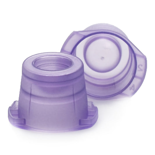 McKesson Tube Closure Polyethylene Snap Cap Lavender 12 mm / 13 mm / 16 mm (Universal) Fits Most 12mm, 13mm and 16mm Evacuated Glass Blood Collection