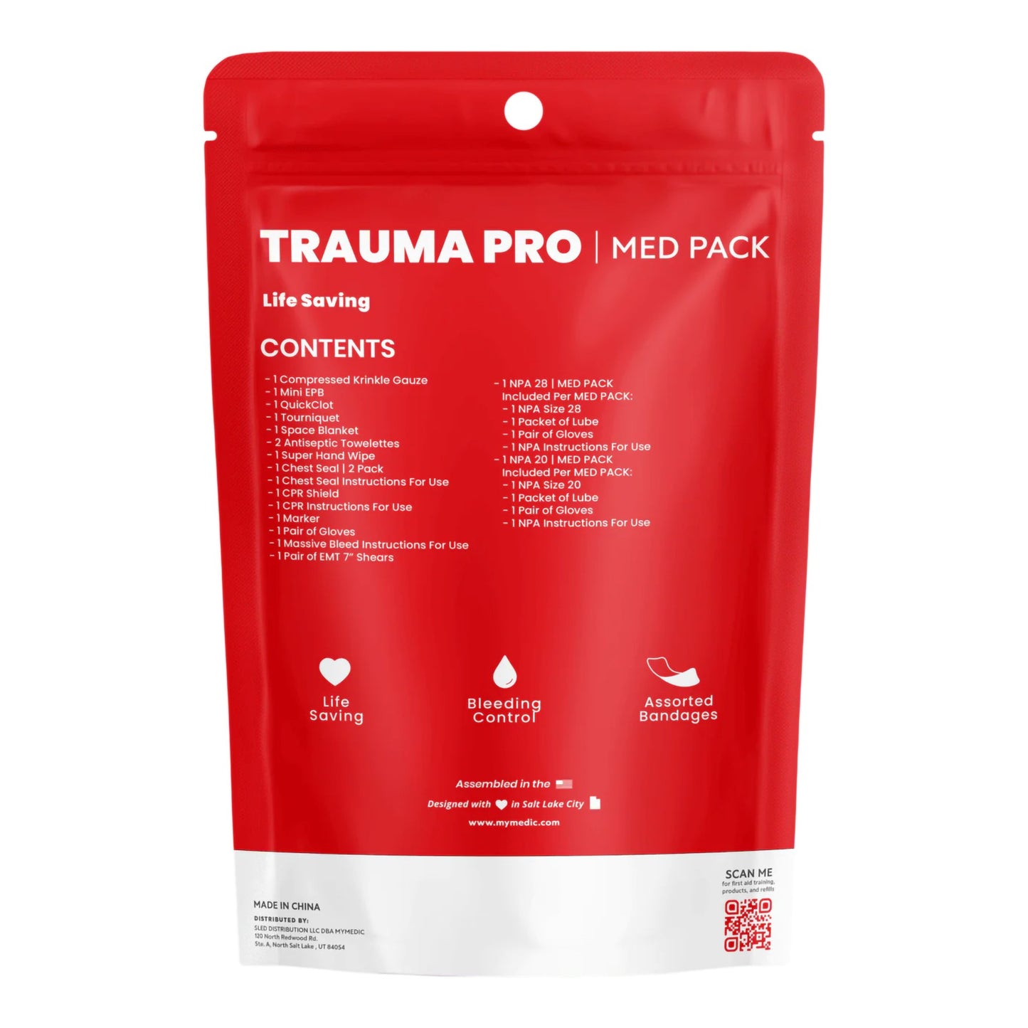 Med Packs™ Trauma Pro First Aid Kit MM-MED-PACK-TRM-PRO-RAT