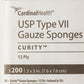 Curity™ USP Type VII Gauze Sponge, 3 x 3 Inch, 12-Ply 2346-