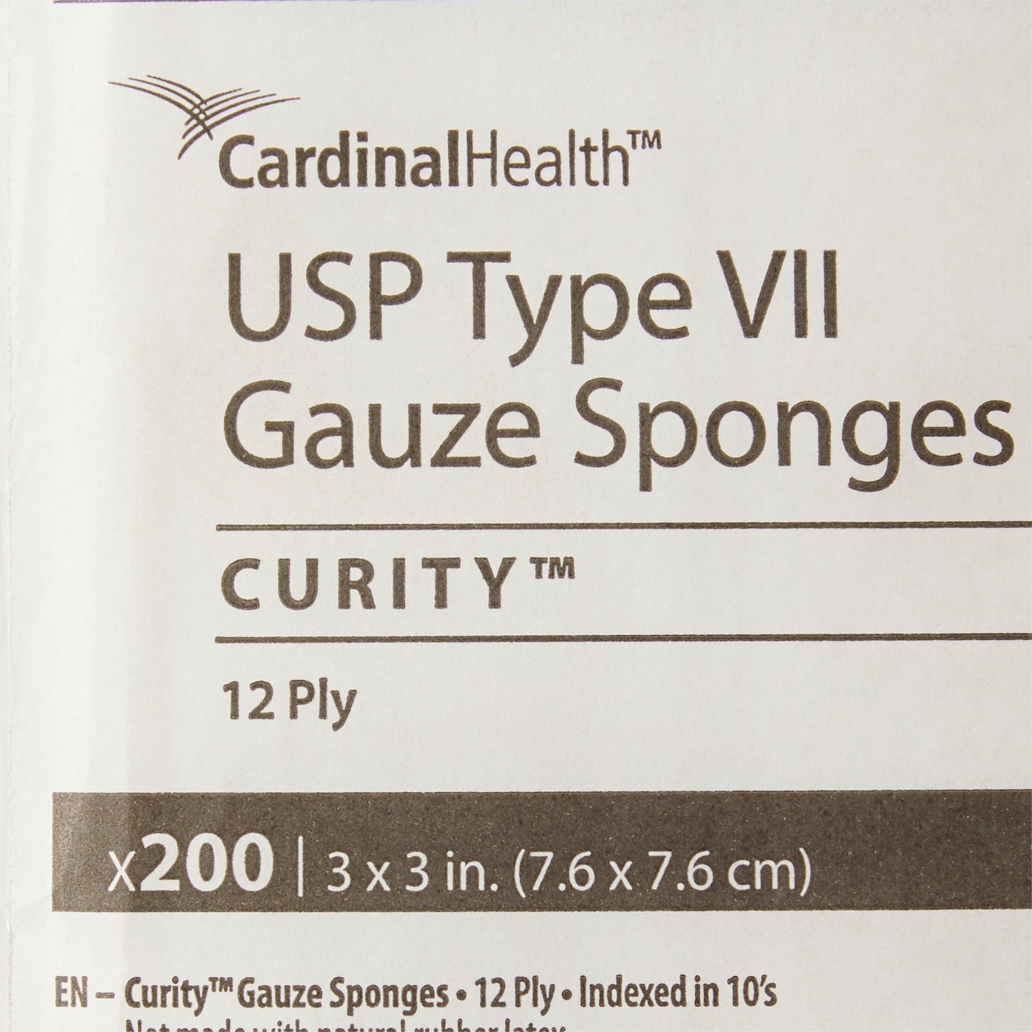 Curity™ USP Type VII Gauze Sponge, 3 x 3 Inch, 12-Ply 2346-
