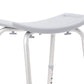 McKesson Aluminum Bath Bench Without Backrest, 15½ – 19½ Inch, Gray 146-RTL12203KDR