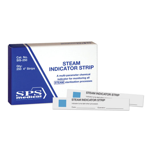 SPS Medical Supply SPSmedical Steam Sterilization Chemical Indicator Strip SIS-250, Box of 250